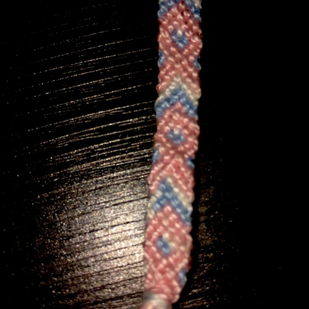 Transgender flag W/Breast cancer ribbon keychain
